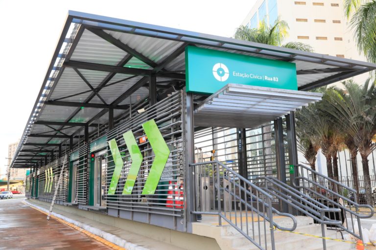 Primeira plataforma do BRT Norte-Sul foi apresentada pelo Governo de Goiás