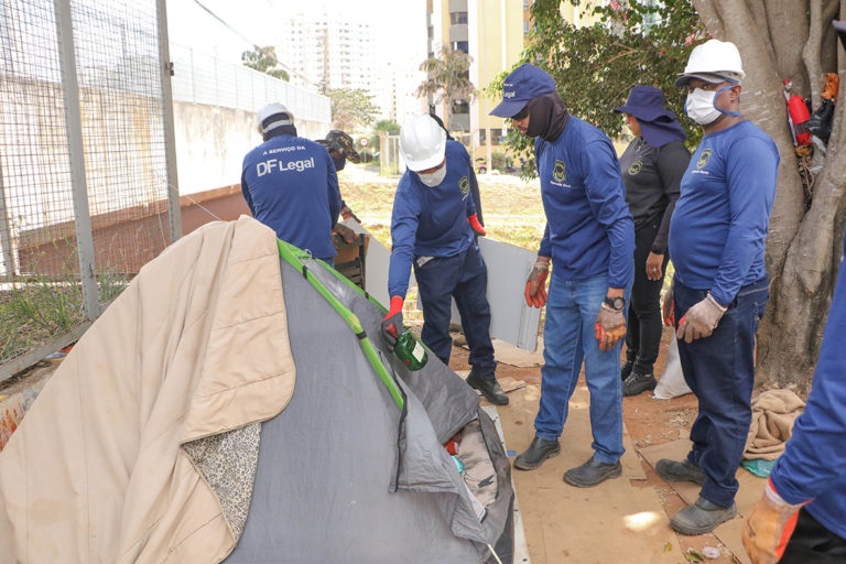 Ação coordenada acolhe população em situação de rua em Águas Claras