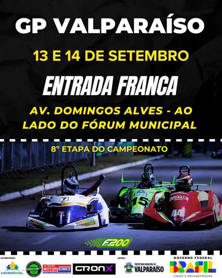 Fórmula 200: Valparaíso sediará a 8ª etapa do campeonato